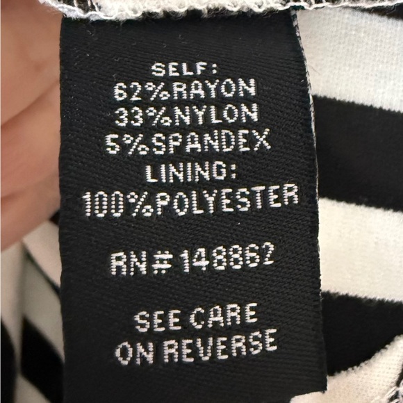 Torrid Black White Stripes Sleeveless Fit & Flare Skater Dress 
SKU0246 - Picture 7 of 10